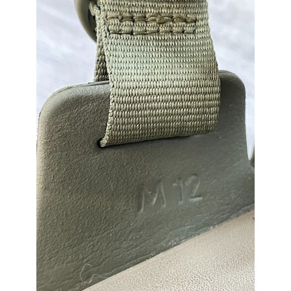 Chaco Chillos CF000089 Men's 12 Green Fabric‎ Upper Footbed Slip-On Slide Sandal - Picture 9 of 11